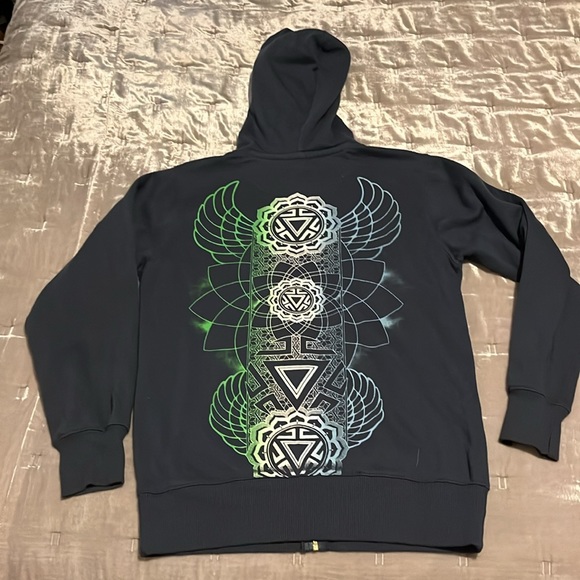 NWOT Rythmatix Rave Hoodie size S - Picture 4 of 9